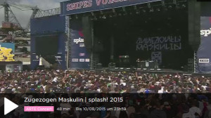 Zugezogen Maskulin Splash 2015